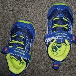 Blue and Yellow sneakers